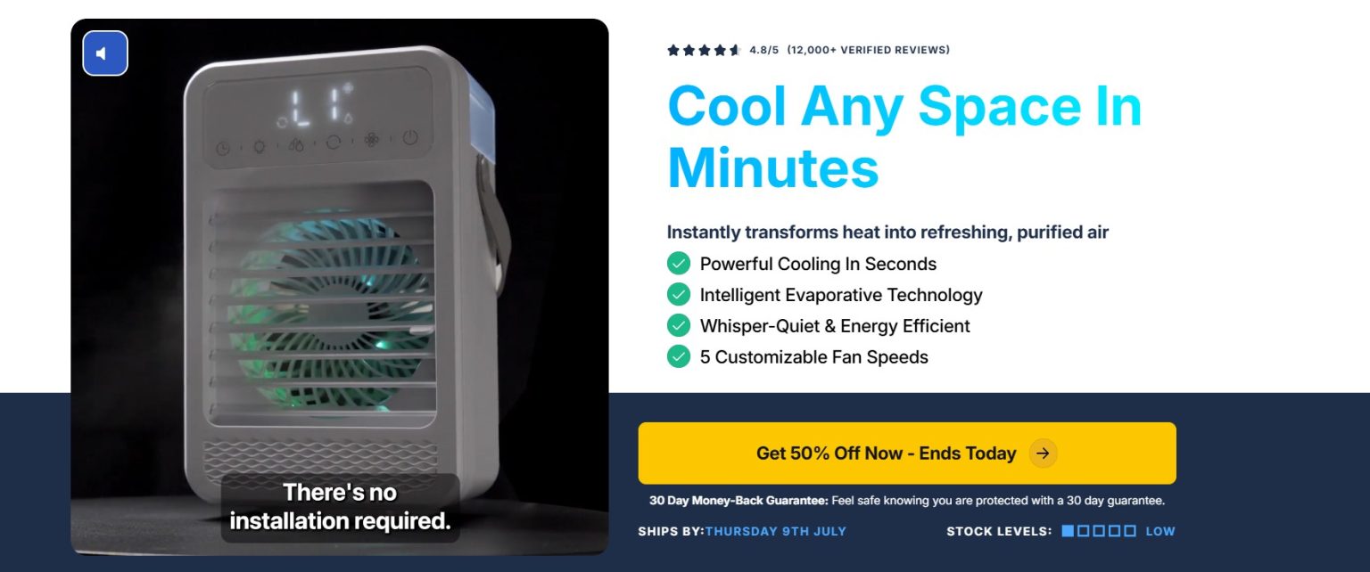 CoolJet Portable AC